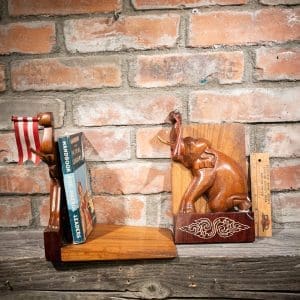 Vintage Circus Elephant Bookends - Image 2