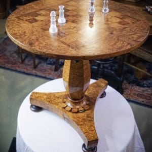 Antique Chess Table Early Empire era 2350.00 CND