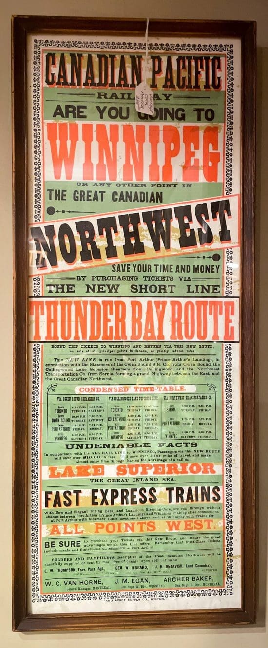 Canadian Pacific Railway Poster 145.00 CND