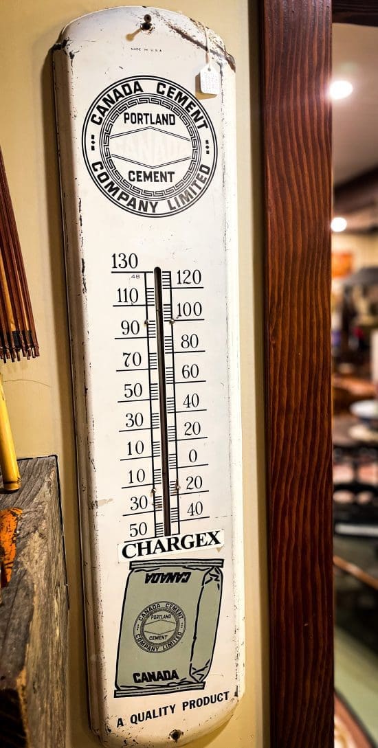 Canada Cement Company Thermometer 295.00 CND