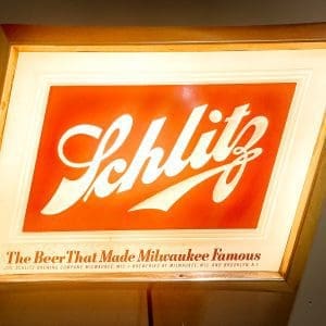 Vintage Schlitz Lighted Sign. 365.00 CND