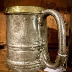 antique pewter pint $110