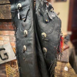 Antique Leather Fringed Chaps 685.00 CND