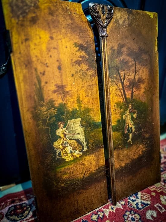 Antique Hand-Painted Cabinet Doors 360.00/pr CND