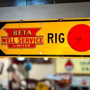 Vintage Beta Well Sign 285.00 CND