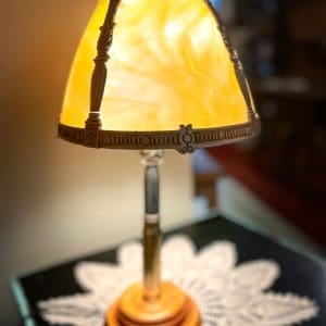 Trench Art Bullet Lamp