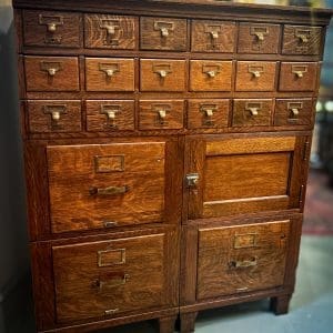 Stacking Card Catalog Cabinet