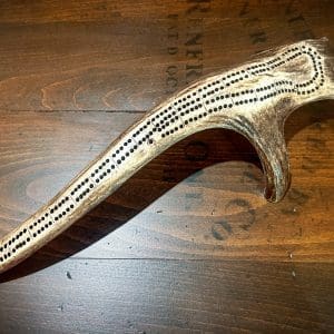 Handcrafted Antler Cribbage Board