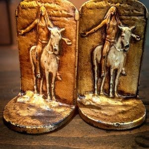 Vintage Cast Iron Bookends