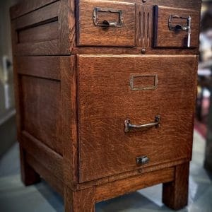 Small Antique Filing Cabinet