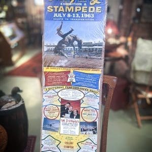 1963 Calgary Stampede Poster