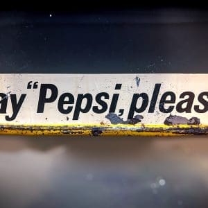 1960s Pepsi Chalkboard Sign - Image 3