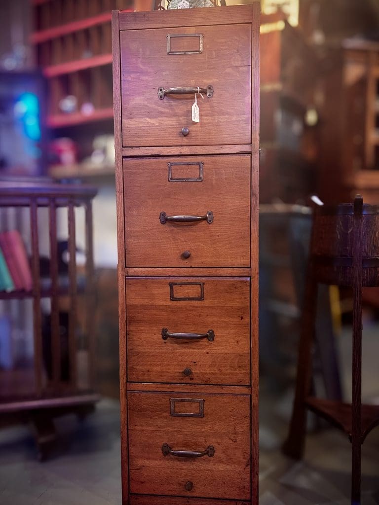 Oak Filing Cabinet ca1915